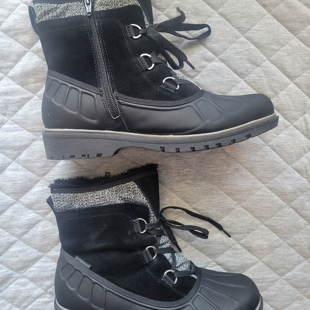 Womens BareTraps® Springer Waterproof Duck Ankle Boots